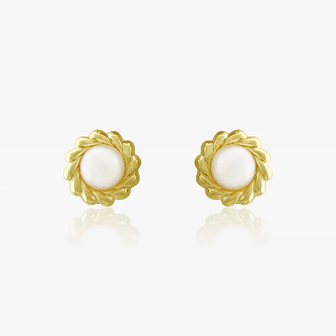 Pendientes orla Perla