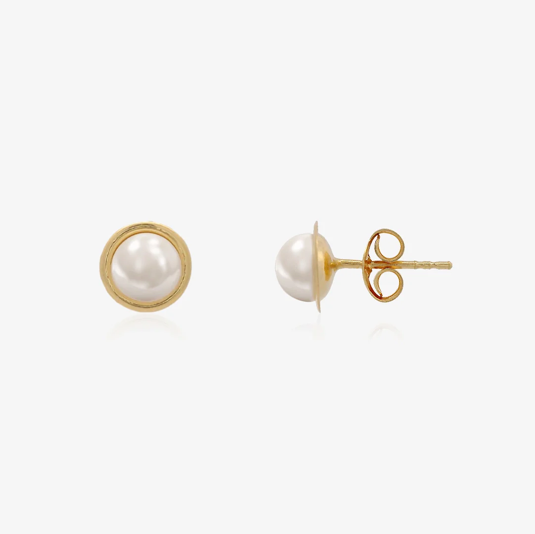 Pendientes PERLA BOTON - Image 2