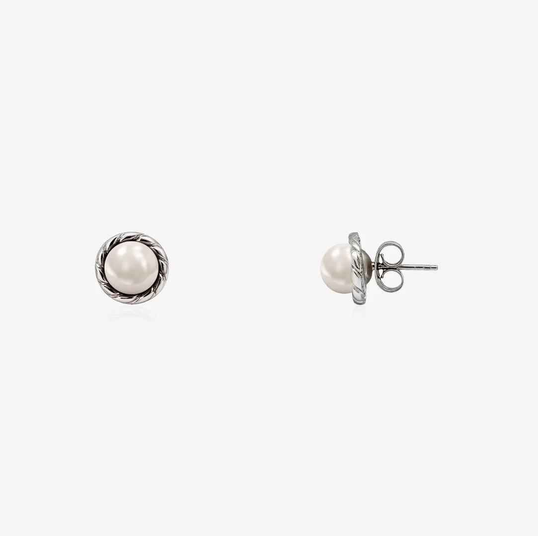 Pendientes Perlas Gallonada - Image 4