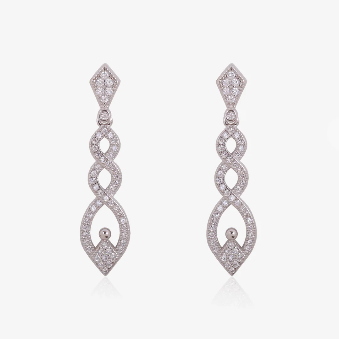 Pendientes Rombo Infinito