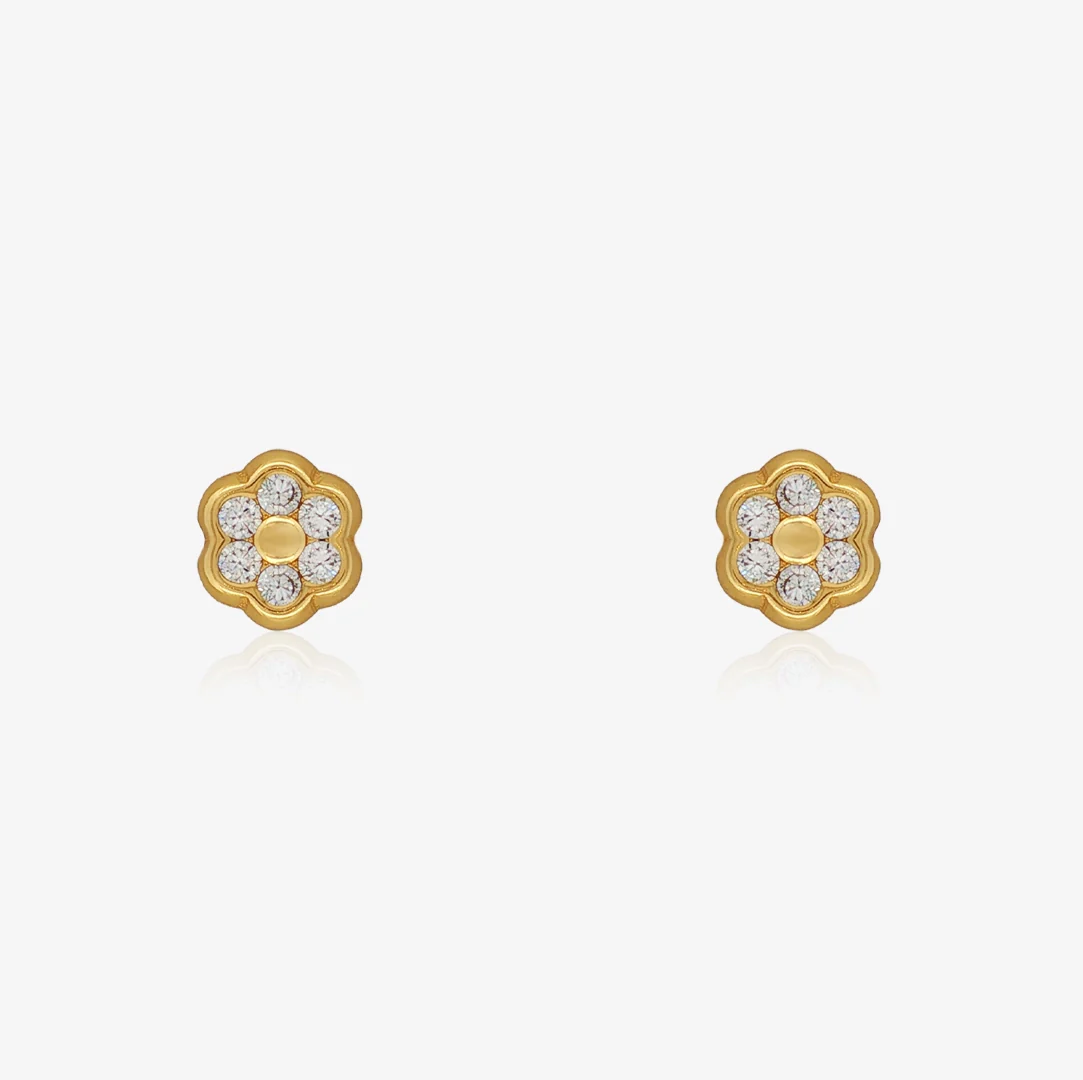 Pendientes Roseta Flor