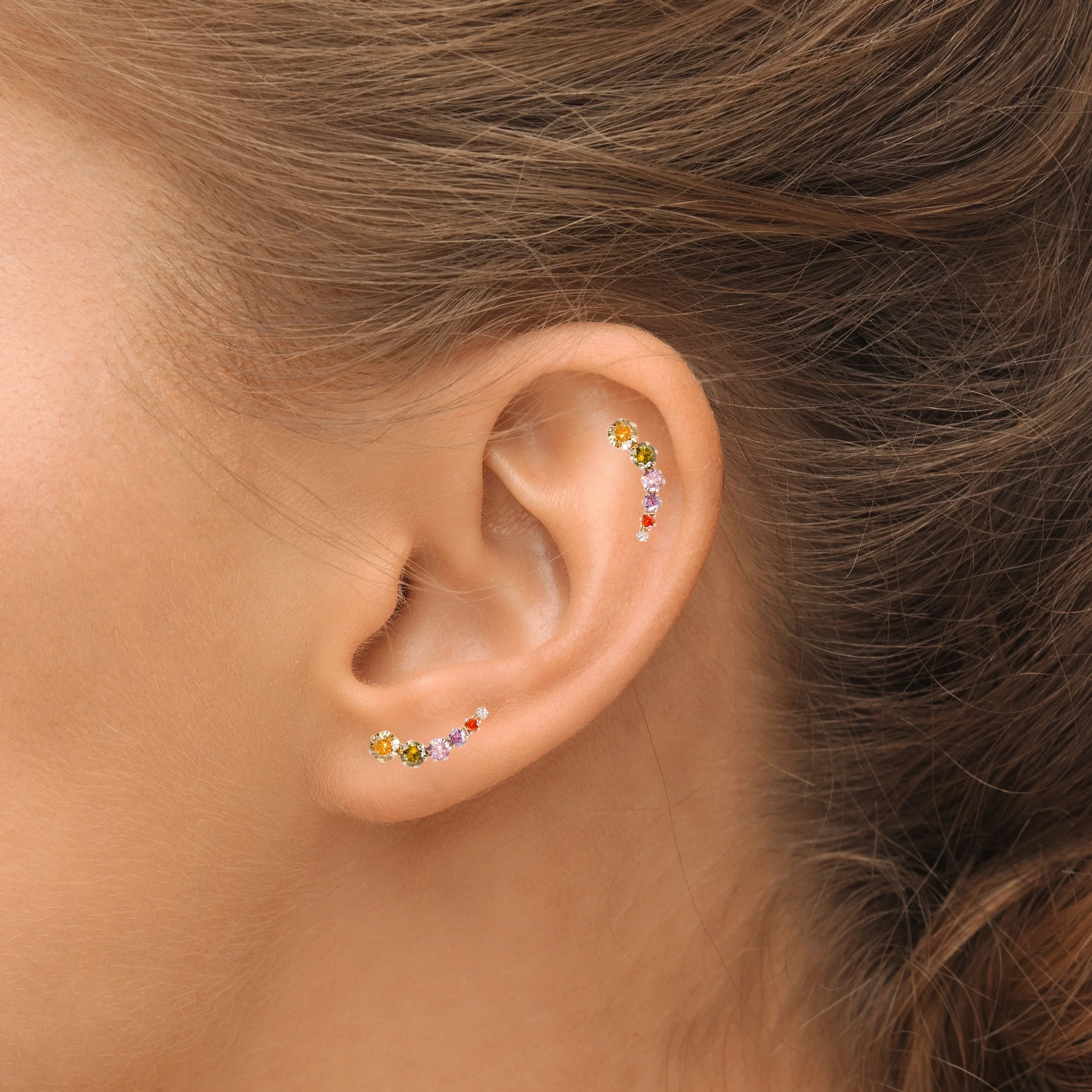 Pendientes trepador Multicolor - Image 2