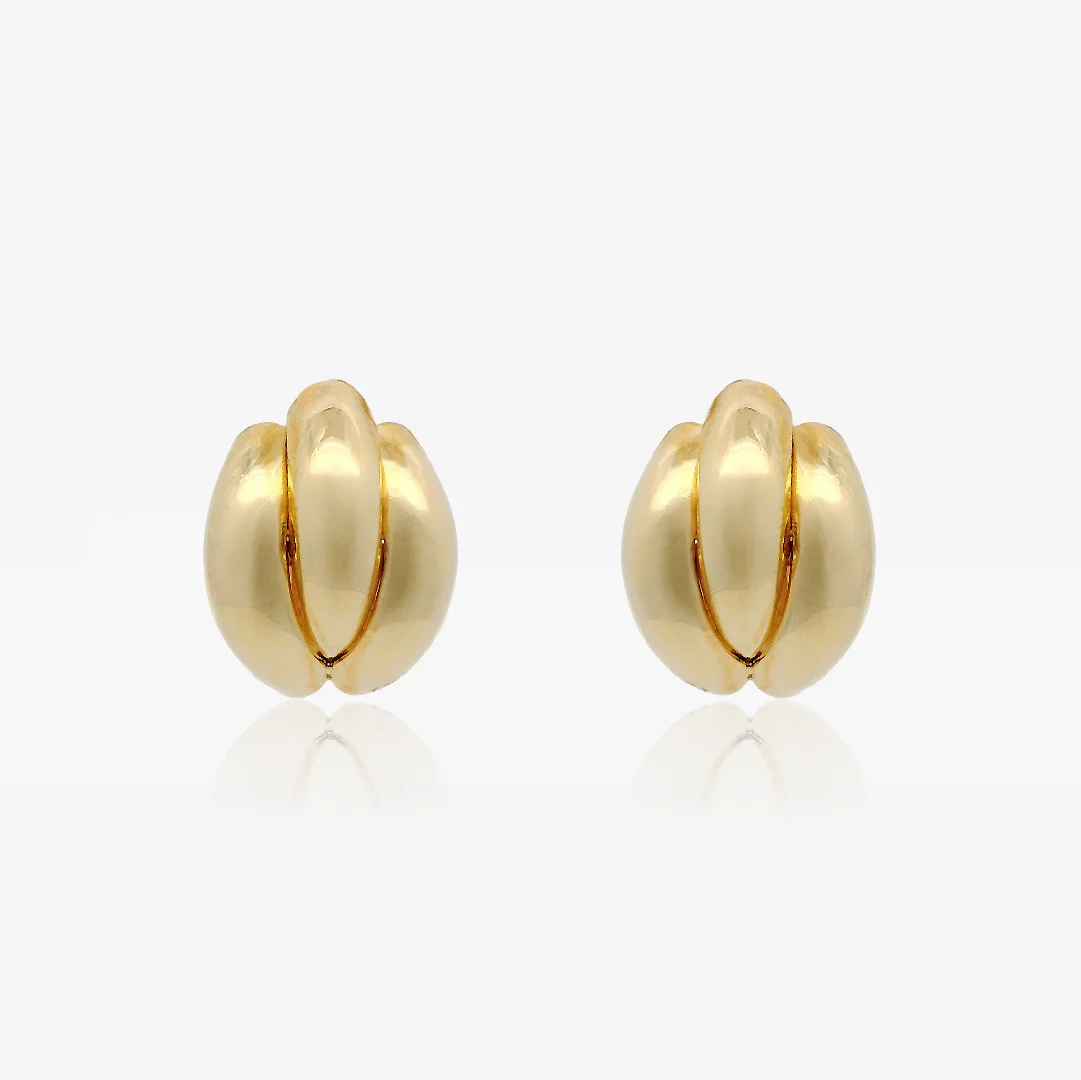 Pendientes Triple Banda Hojilla