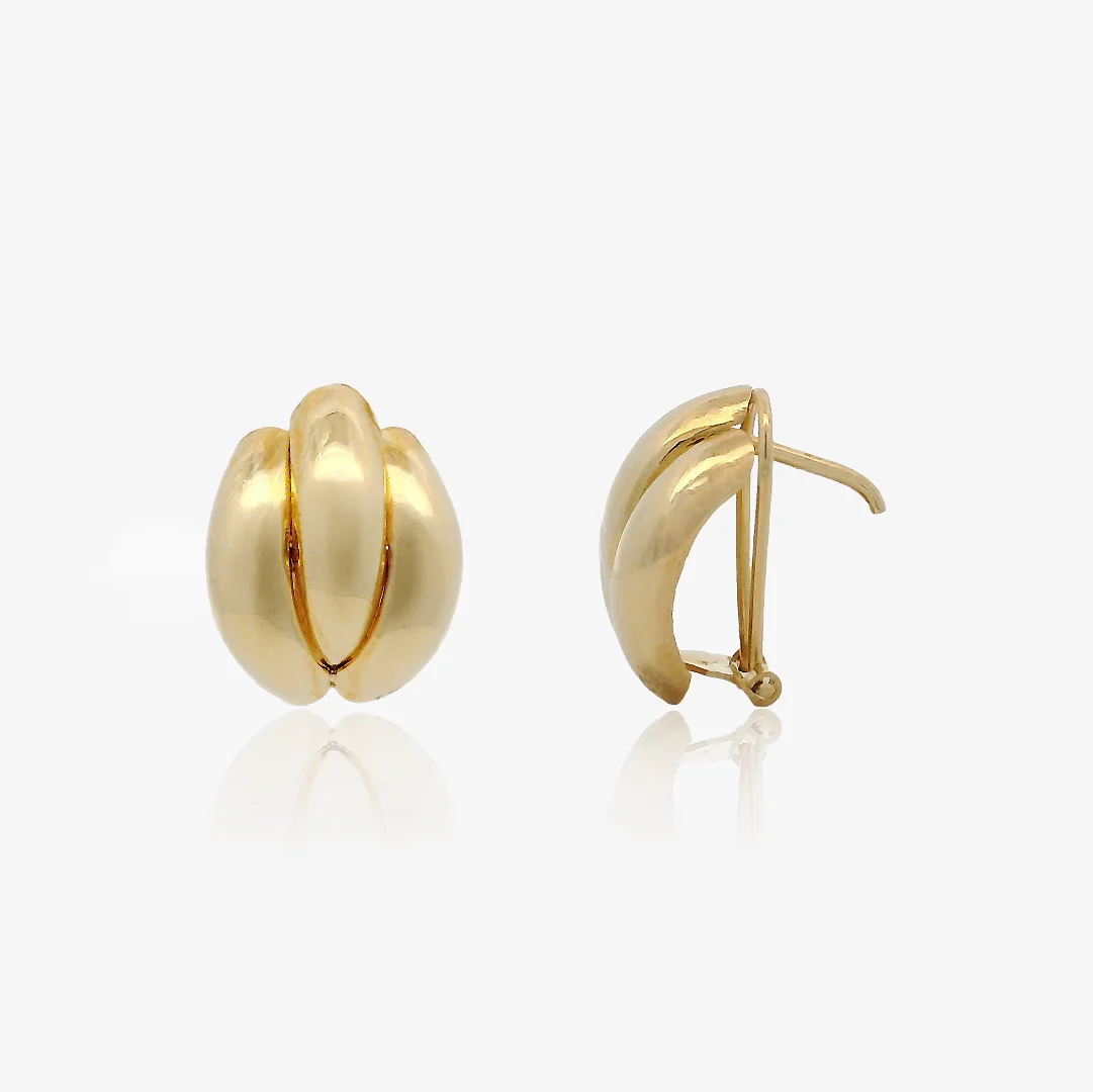 Pendientes Triple Banda Hojilla - Image 2