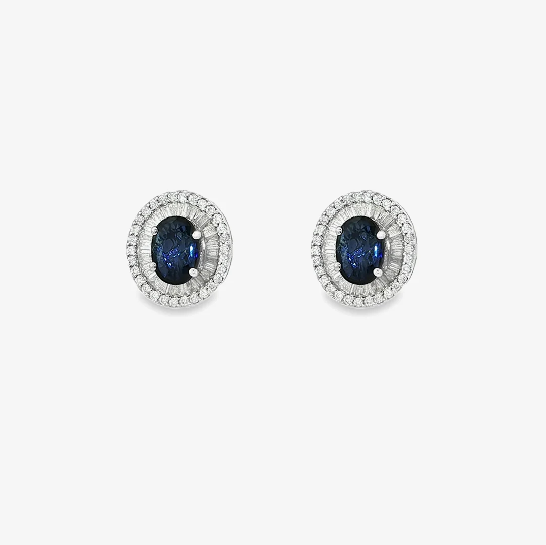 Pendientes Zafiro