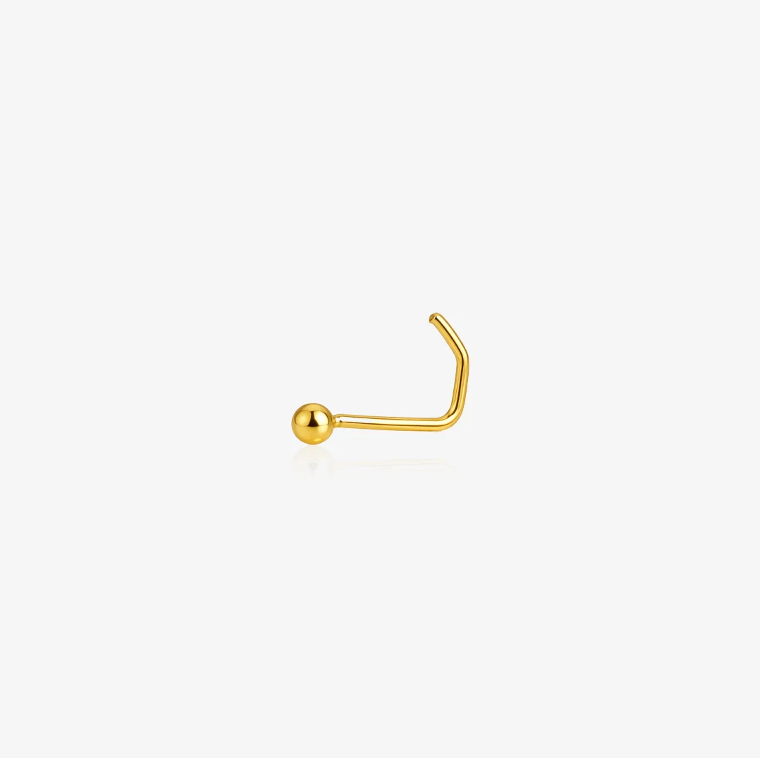 Piercing Liso Bola Nariz