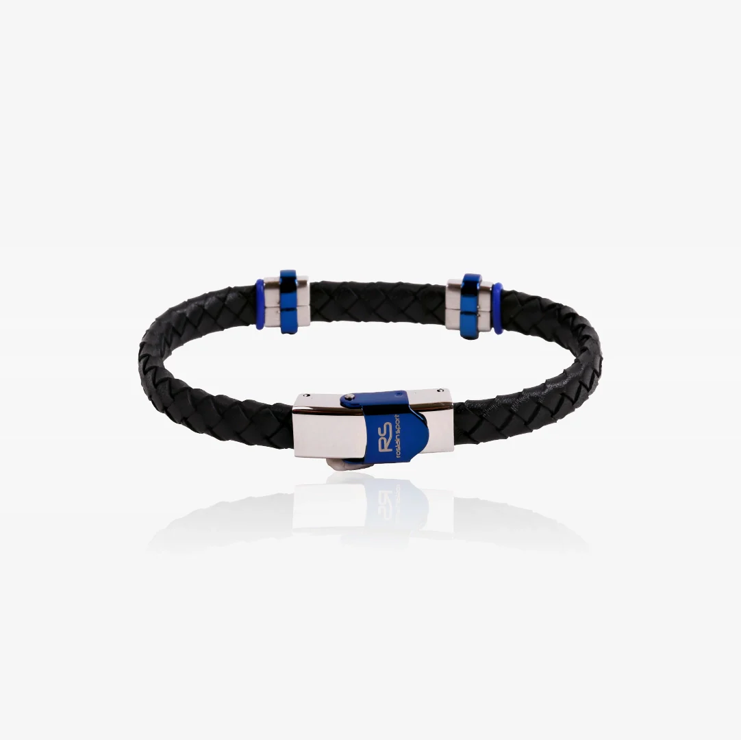 Pulsera Acero Cuero - Image 2