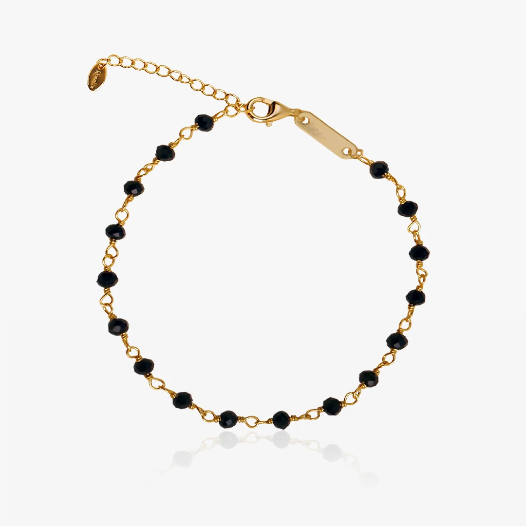 Pulsera Bolas Negras