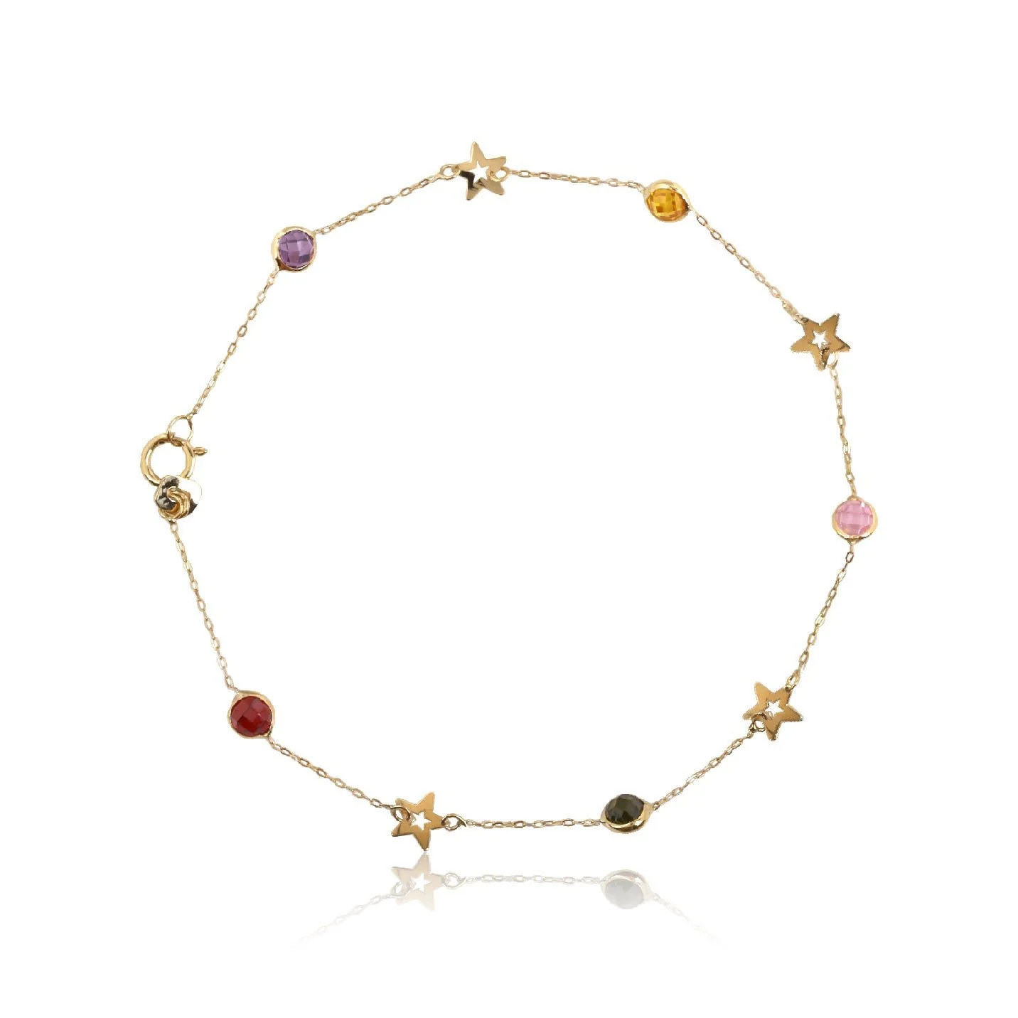 Pulsera Estrellas Colores